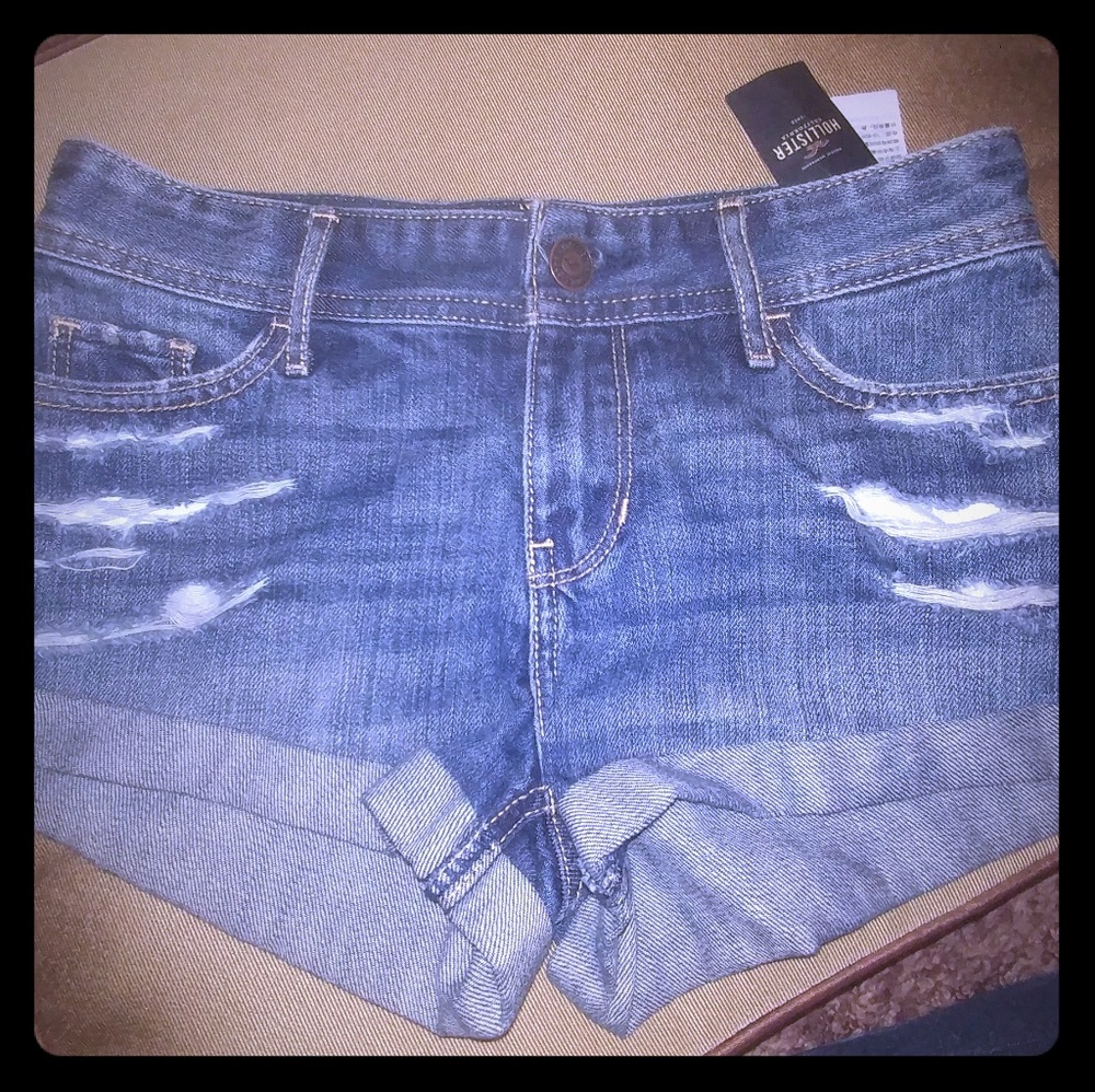 Hollister jean shorts